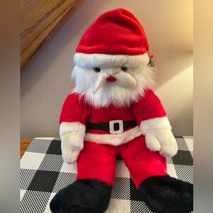 VINTAGE PLUSH SANTA NWT BEANIE BUDDY CHRISTMAS DECOR GIFT